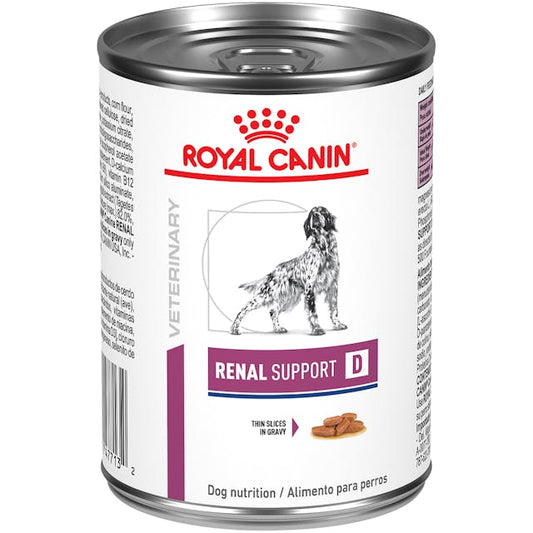 Lata Royal Canin Renal Support D Morsels in Gravy